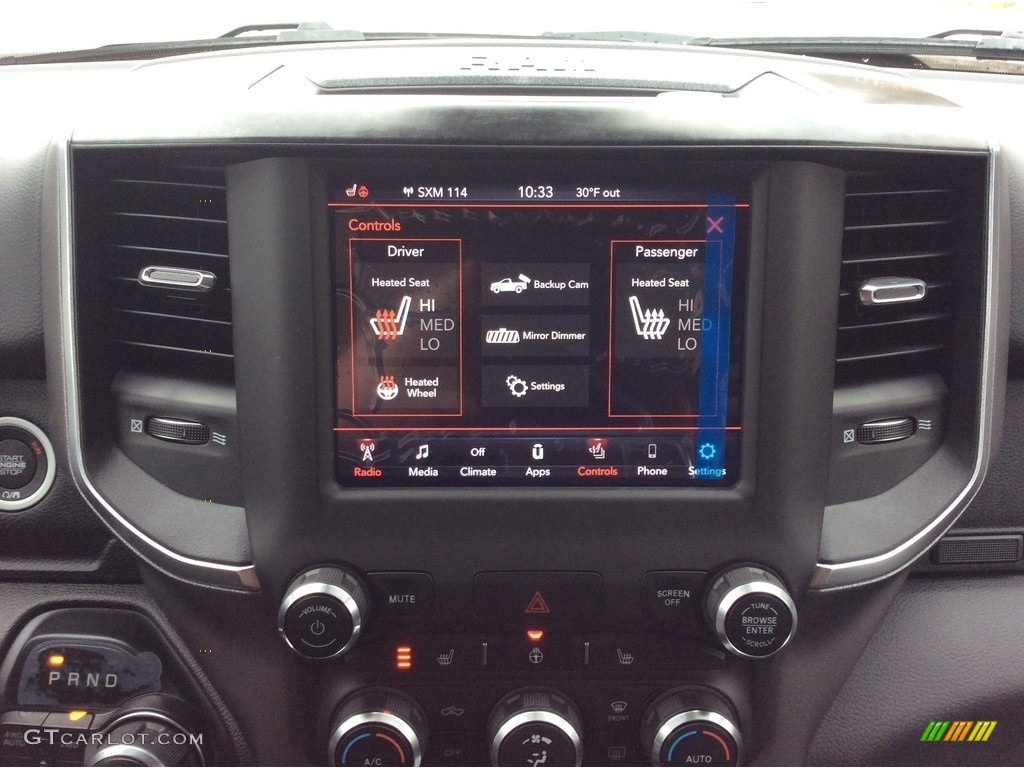 2019 Ram 1500 Big Horn Crew Cab 4x4 Controls Photo #130851738