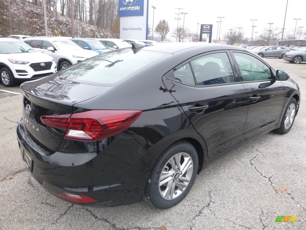 2019 Elantra SEL - Phantom Black / Black photo #2