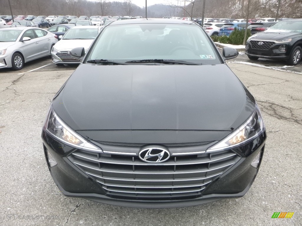 2019 Elantra SEL - Phantom Black / Black photo #4