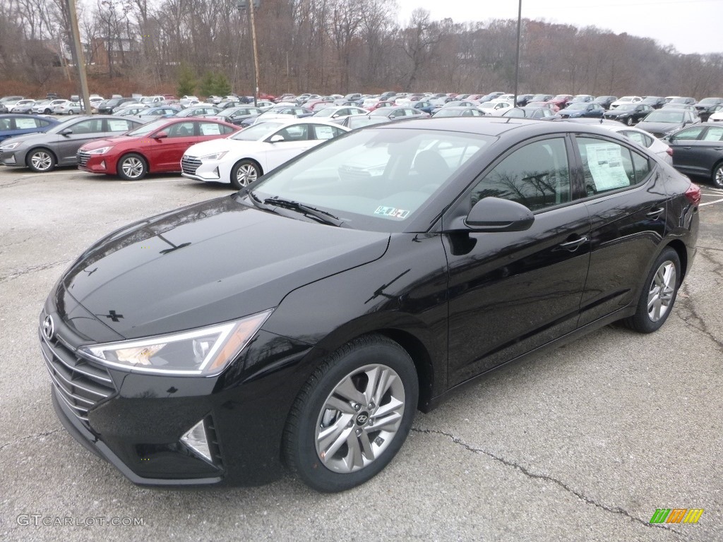 2019 Elantra SEL - Phantom Black / Black photo #5