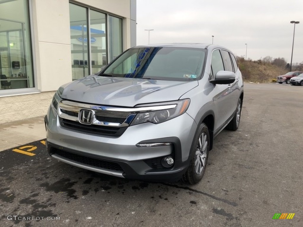 2019 Pilot EX-L AWD - Lunar Silver Metallic / Gray photo #3