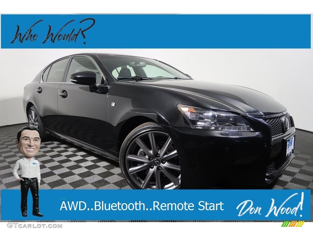 2013 GS 350 AWD - Obsidian Black / Black photo #1
