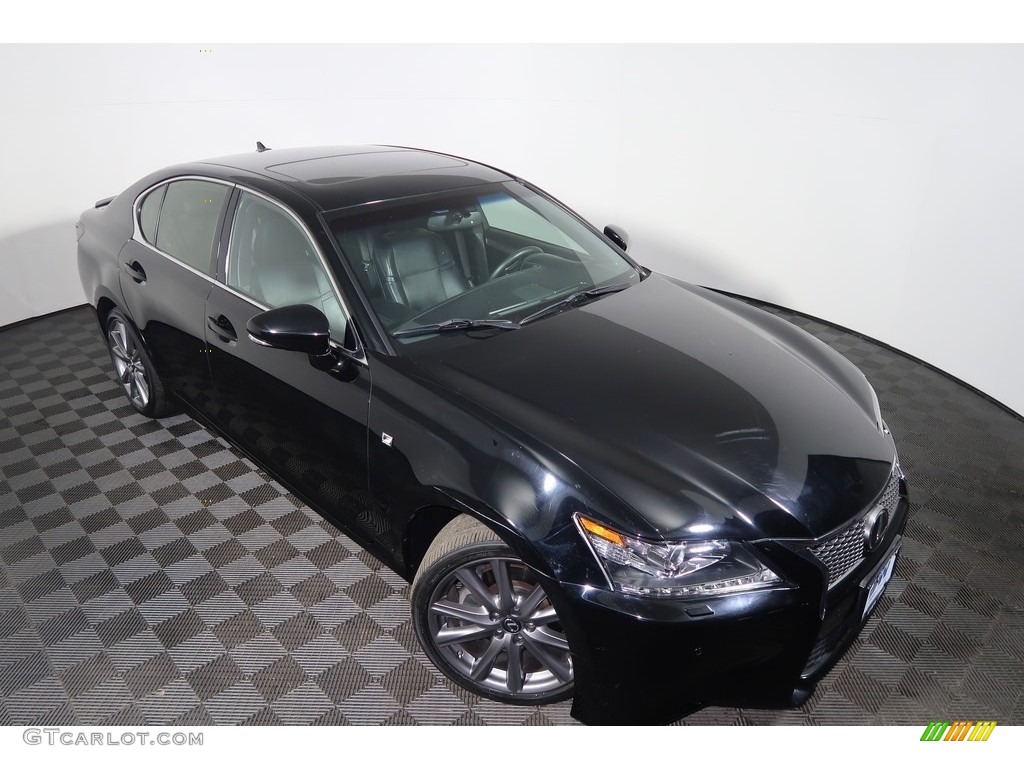 2013 GS 350 AWD - Obsidian Black / Black photo #2