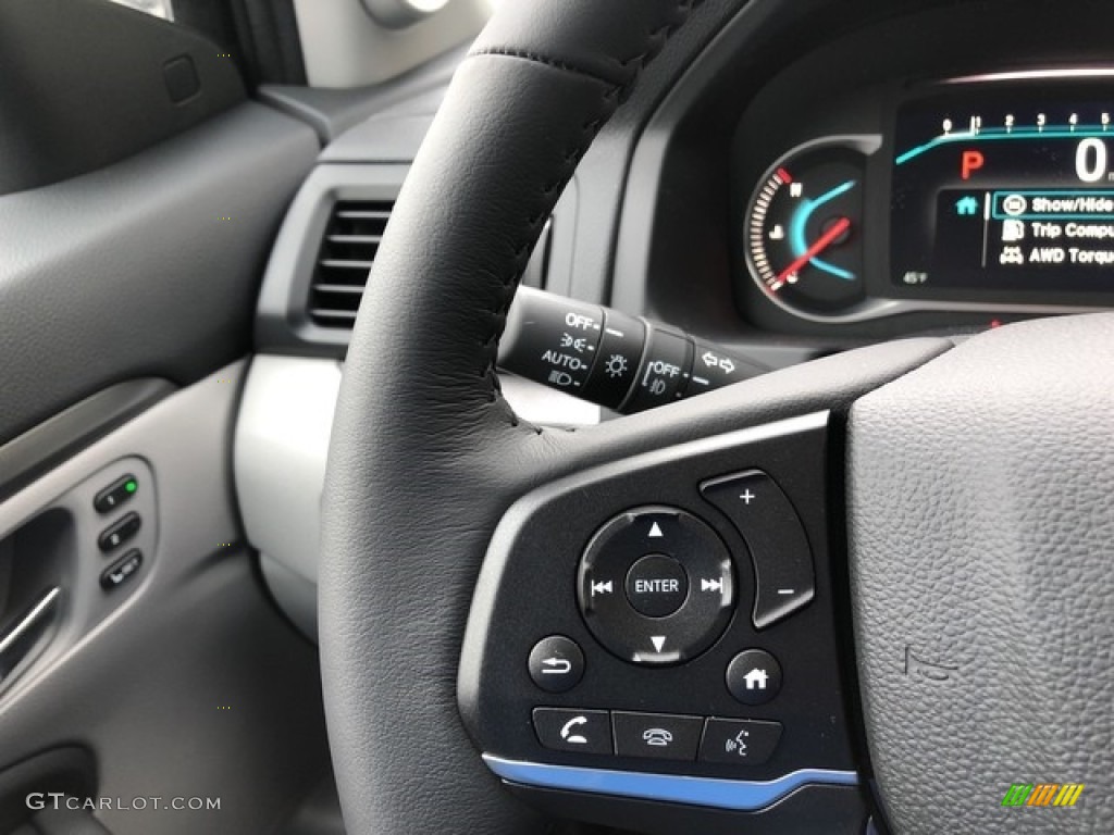2019 Pilot EX-L AWD - Lunar Silver Metallic / Gray photo #17