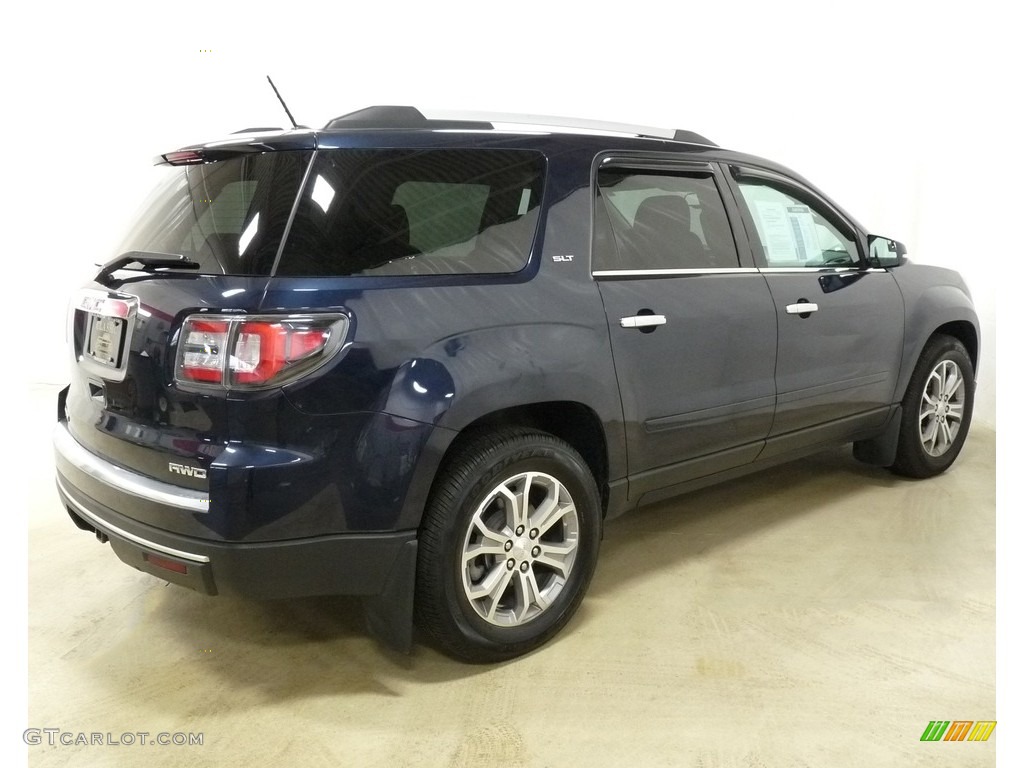 2015 Acadia SLT AWD - Dark Sapphire Blue Metallic / Ebony photo #2