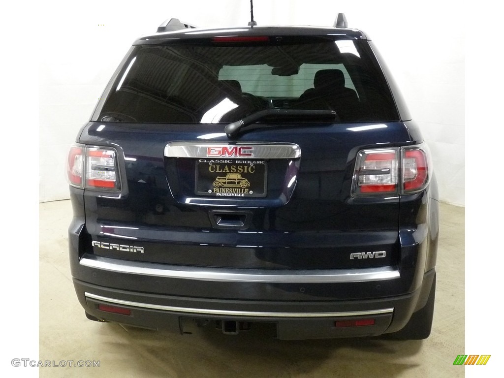 2015 Acadia SLT AWD - Dark Sapphire Blue Metallic / Ebony photo #3