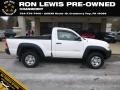 Super White 2007 Toyota Tacoma Regular Cab 4x4