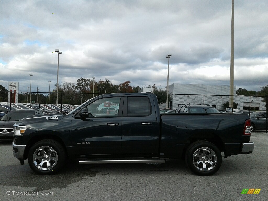 2019 1500 Big Horn Quad Cab - Maximum Steel Metallic / Black photo #2