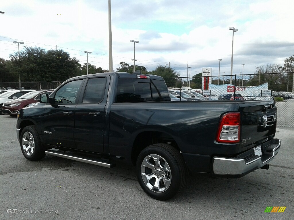 2019 1500 Big Horn Quad Cab - Maximum Steel Metallic / Black photo #3