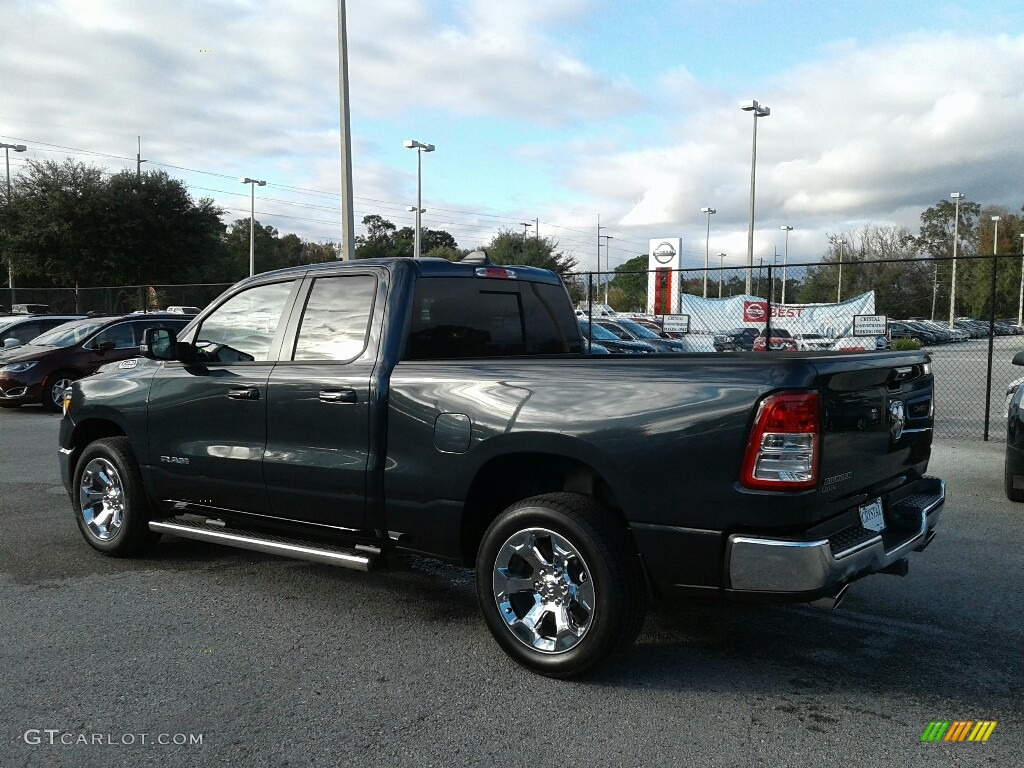 2019 1500 Big Horn Quad Cab - Maximum Steel Metallic / Black photo #3