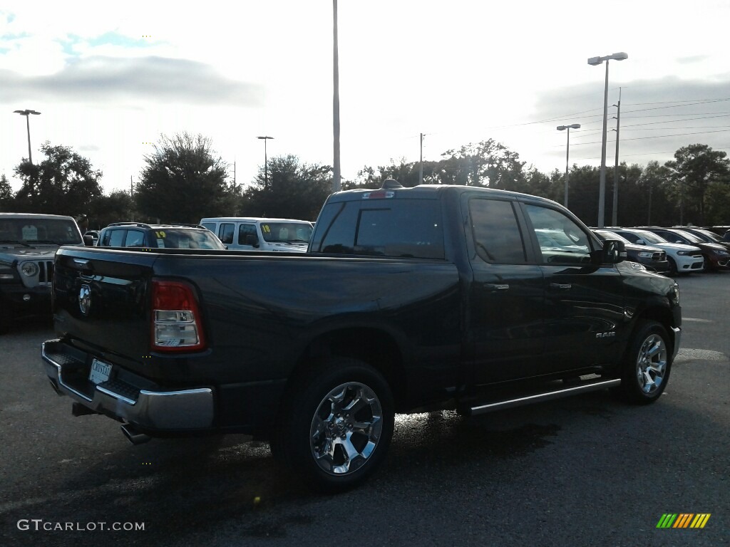 2019 1500 Big Horn Quad Cab - Maximum Steel Metallic / Black photo #5