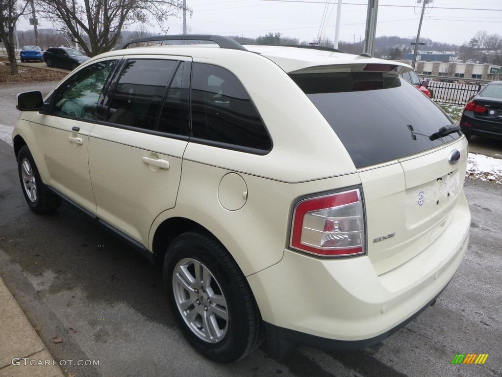 2008 Edge SEL - White Sand Tri-Coat Metallic / Camel photo #7