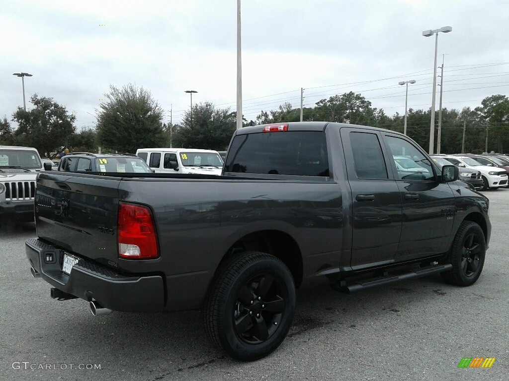 2019 1500 Classic Tradesman Quad Cab 4x4 - Granite Crystal Metallic / Black/Diesel Gray photo #5