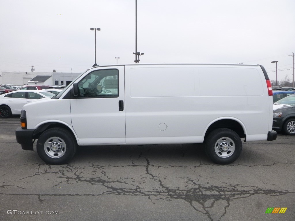 Summit White 2019 Chevrolet Express 2500 Cargo WT Exterior Photo #130858887