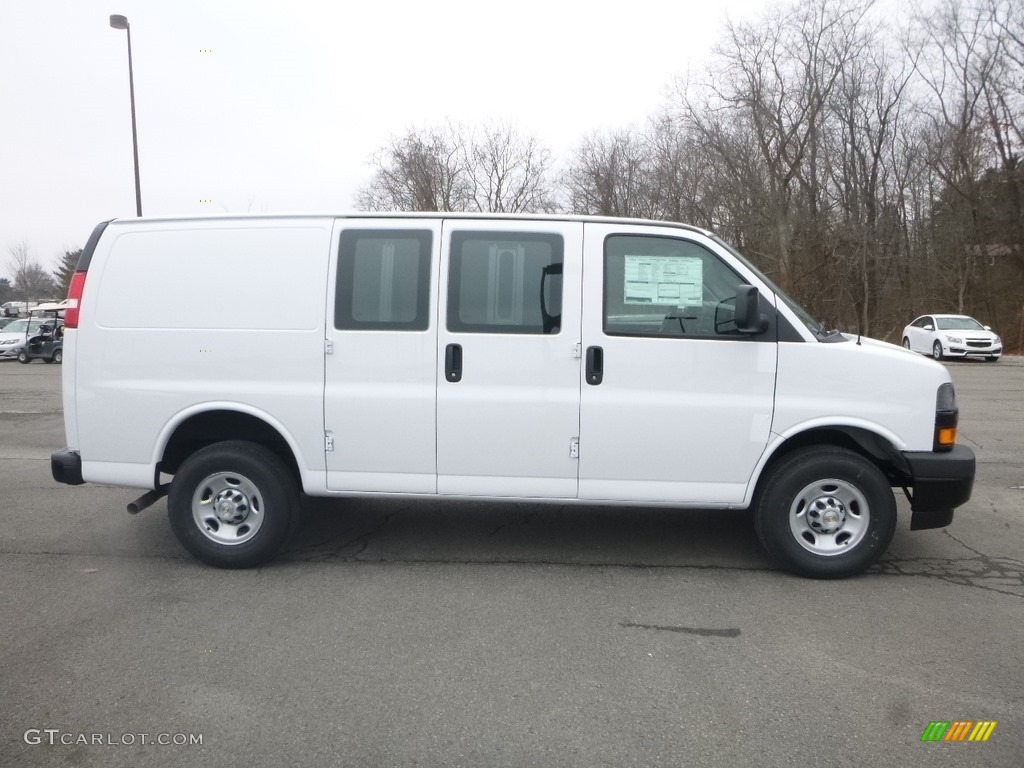 Summit White 2019 Chevrolet Express 2500 Cargo WT Exterior Photo #130858971