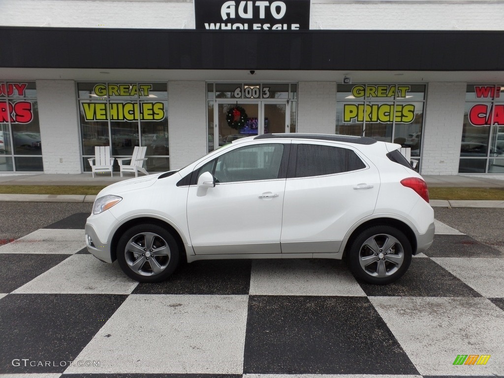 2014 White Pearl Tricoat Buick Encore Leather 130841562