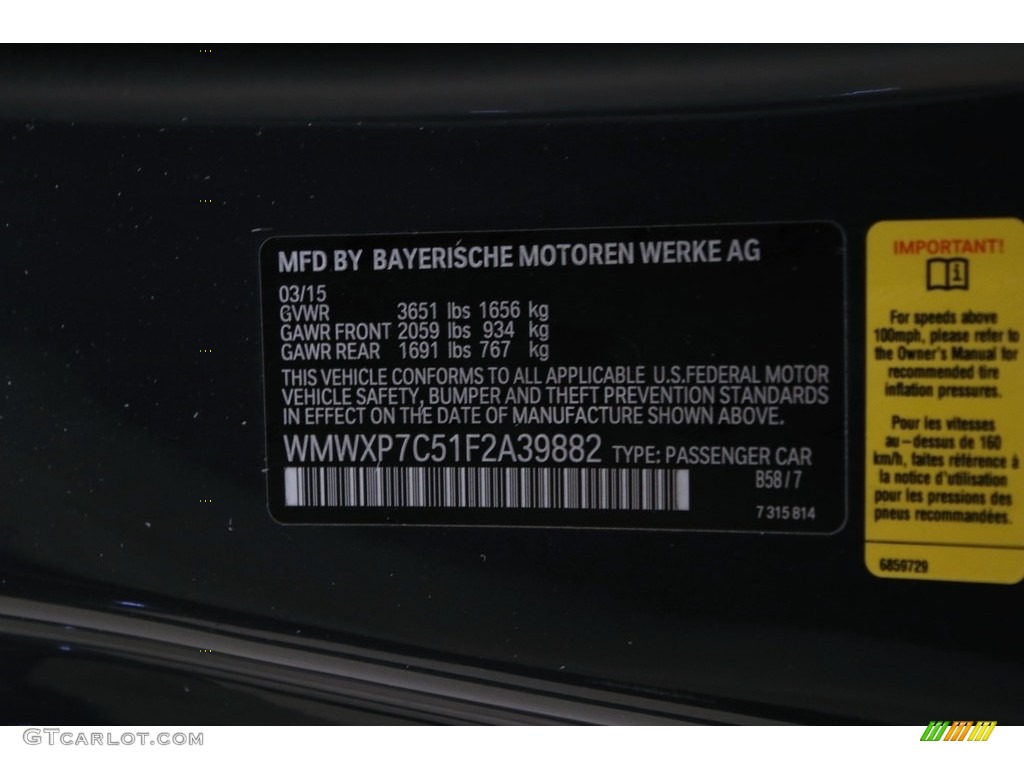 2015 Cooper S Hardtop 2 Door - Thunder Gray Metallic / Black Pearl photo #19