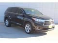 2016 Midnight Black Metallic Toyota Highlander Limited  photo #2