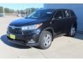 2016 Midnight Black Metallic Toyota Highlander Limited  photo #4