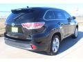 2016 Midnight Black Metallic Toyota Highlander Limited  photo #8