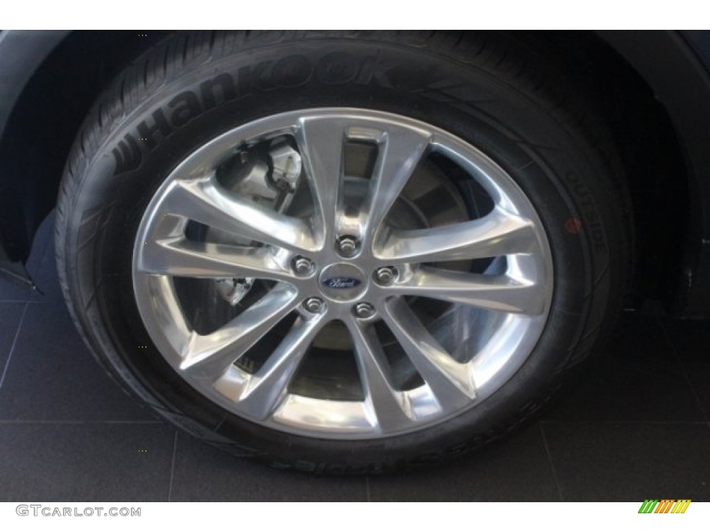 2019 Explorer Limited - Blue Metallic / Medium Stone photo #5