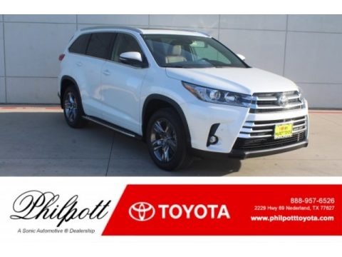2019 Toyota Highlander Limited Platinum Data, Info and Specs