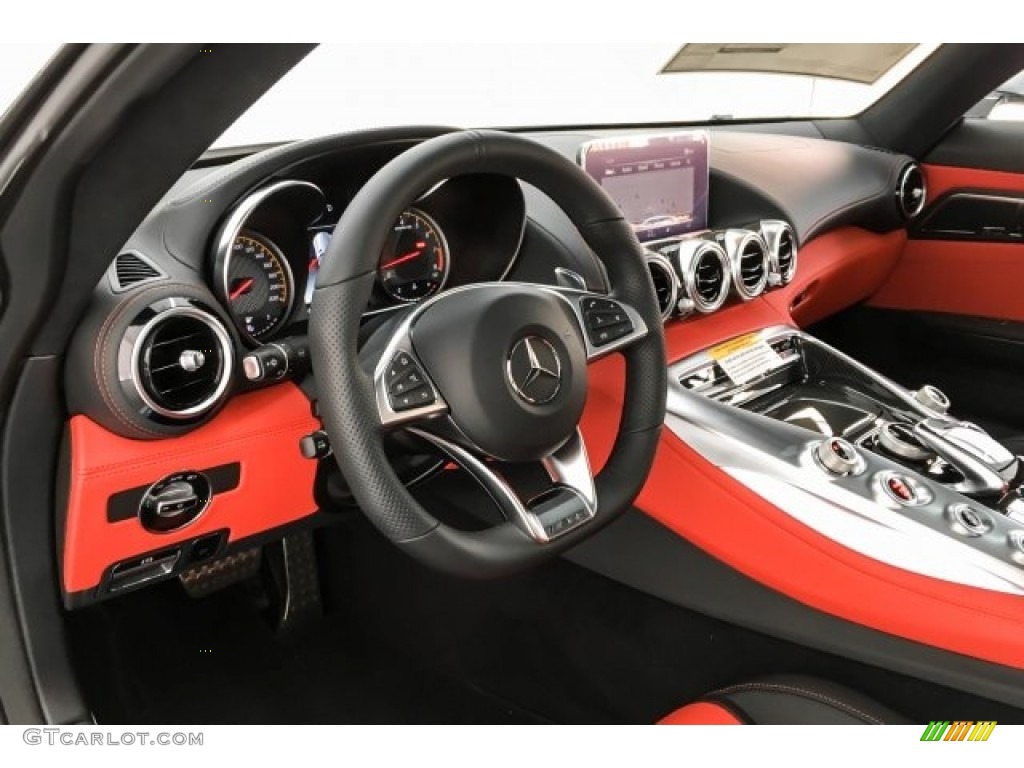 2019 Mercedes-Benz AMG GT C Coupe Black Dashboard Photo #130871853