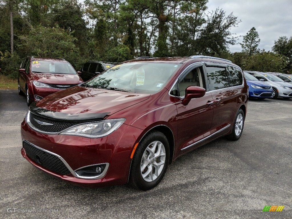 2017 Pacifica Touring L Plus - Velvet Red Pearl / Black/Alloy photo #1