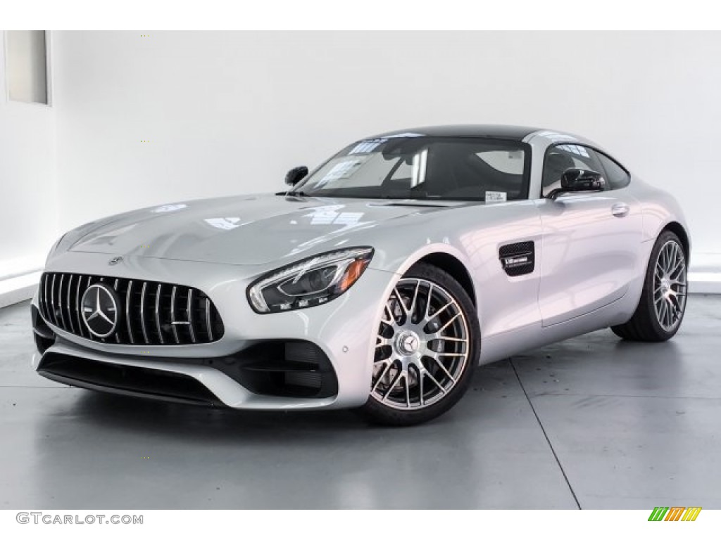 Iridium Silver Metallic 2019 Mercedes-Benz AMG GT Coupe Exterior Photo #130872345
