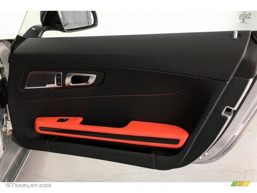 2019 Mercedes-Benz AMG GT Coupe Red Pepper/Black Door Panel Photo #130872657