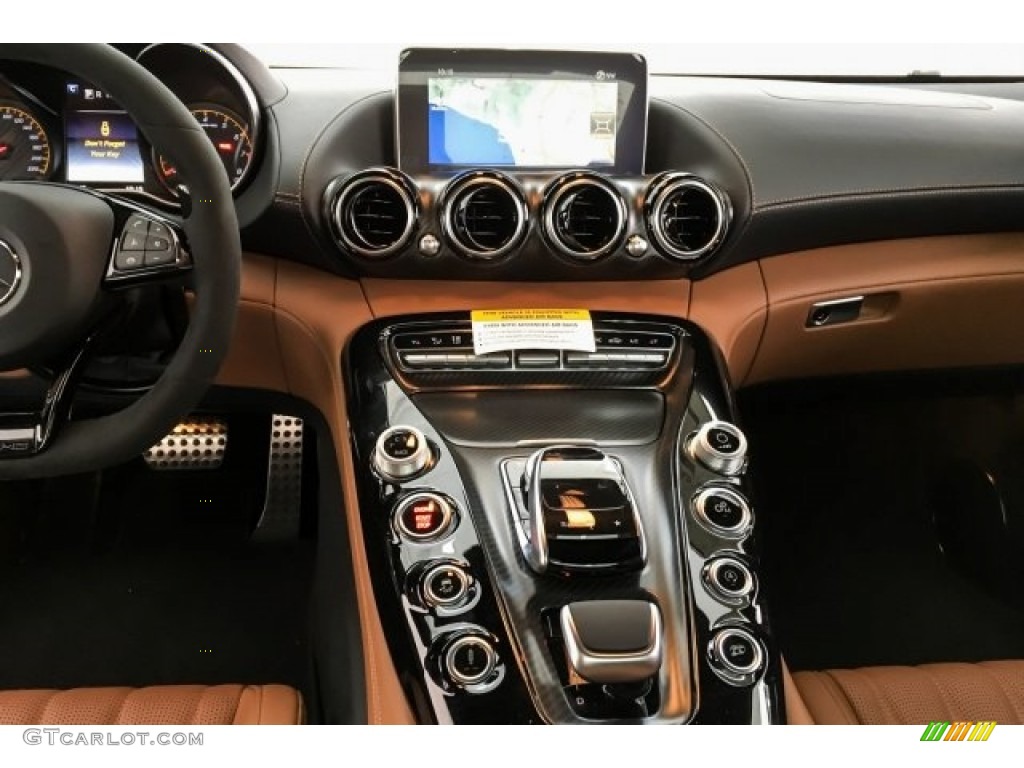 2019 AMG GT C Coupe - Selenite Grey Metallic / Saddle Brown photo #5