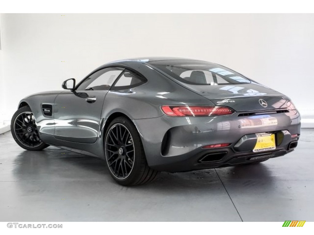 2019 AMG GT C Coupe - Selenite Grey Metallic / Saddle Brown photo #9