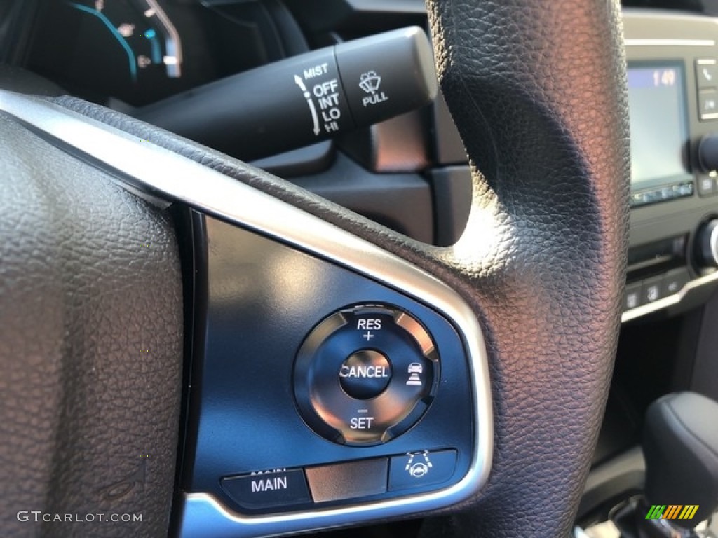 2019 Civic LX Sedan - Crystal Black Pearl / Black photo #15