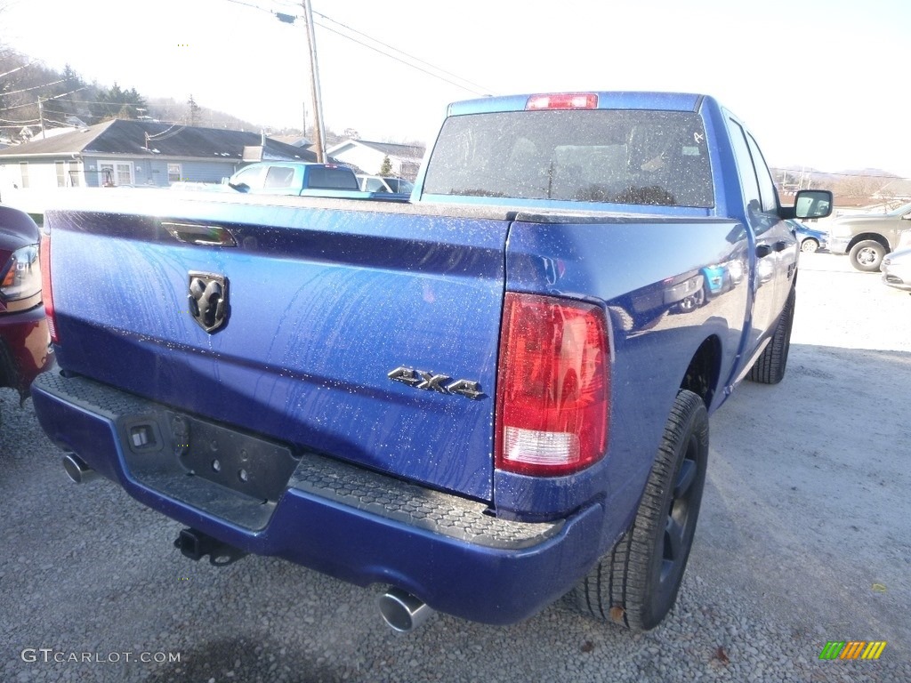 2019 1500 Classic Express Quad Cab 4x4 - Blue Streak Pearl / Black/Diesel Gray photo #5