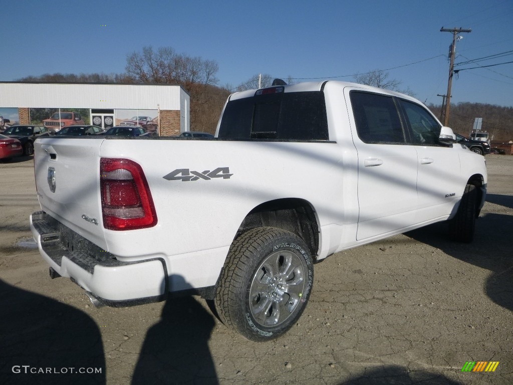 2019 1500 Big Horn Crew Cab 4x4 - Bright White / Black/Diesel Gray photo #6