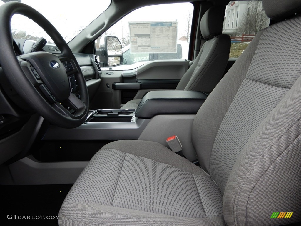 2019 F250 Super Duty XLT SuperCab 4x4 - Ruby Red / Earth Gray photo #6