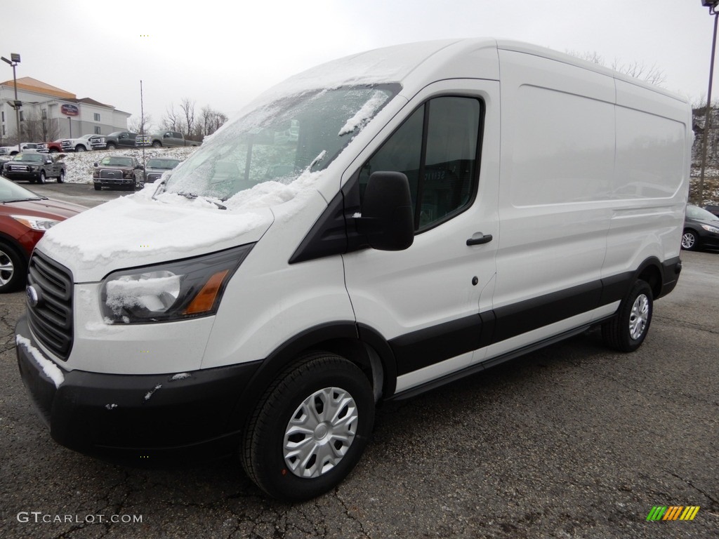 2019 Transit Van 350 MR Long - Oxford White / Pewter photo #7