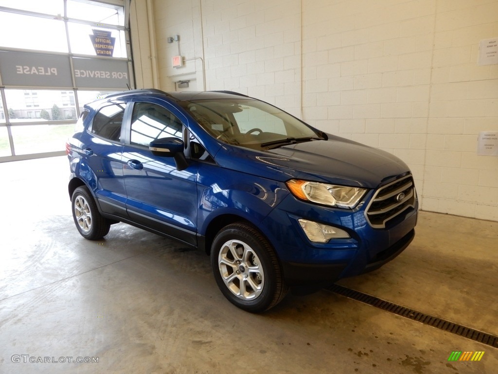 Lightning Blue Ford EcoSport