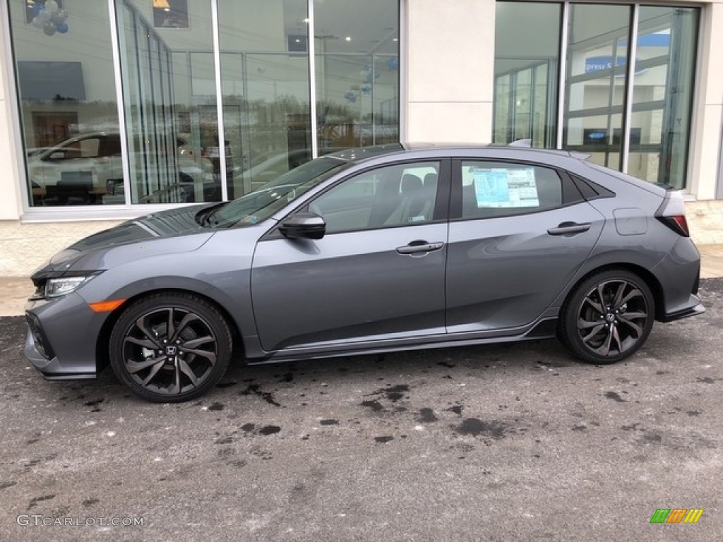 Lunar Silver Metallic 2019 Honda Accord EX-L Hybrid Sedan Exterior Photo #130877271