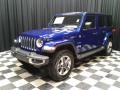 Ocean Blue Metallic 2019 Jeep Wrangler Unlimited Sahara 4x4 Exterior