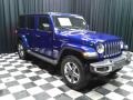 Ocean Blue Metallic 2019 Jeep Wrangler Unlimited Sahara 4x4 Exterior