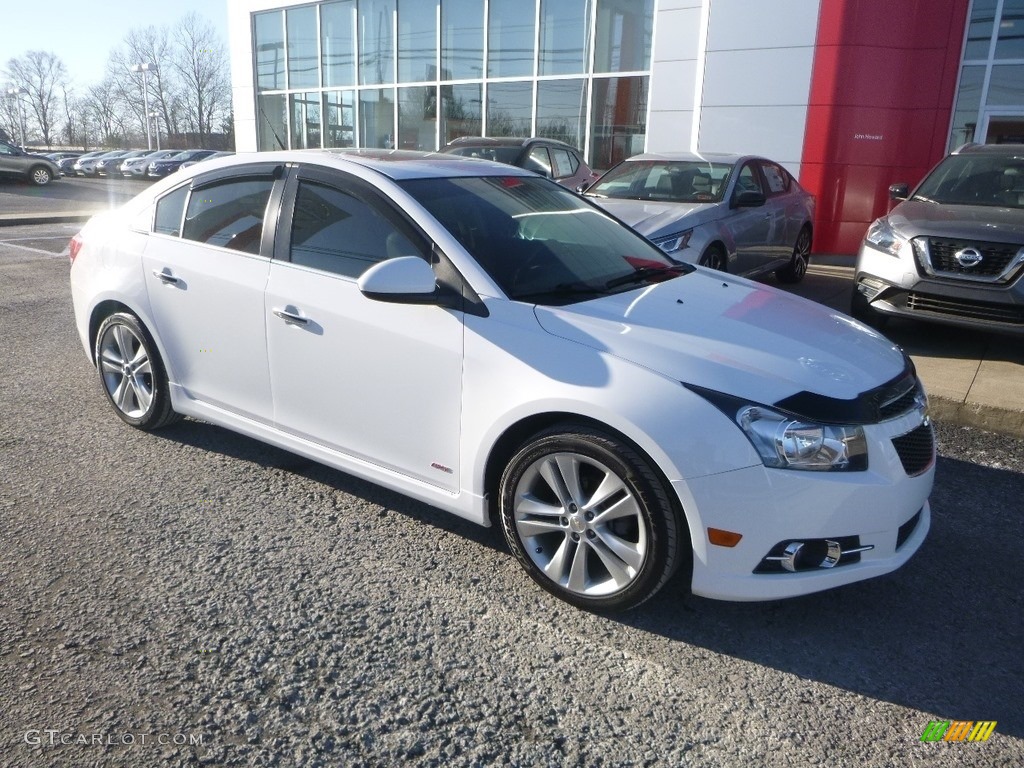 2014 Cruze LTZ - Summit White / Cocoa/Light Neutral photo #1