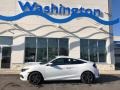 2019 Platinum White Pearl Honda Civic Sport Coupe  photo #1