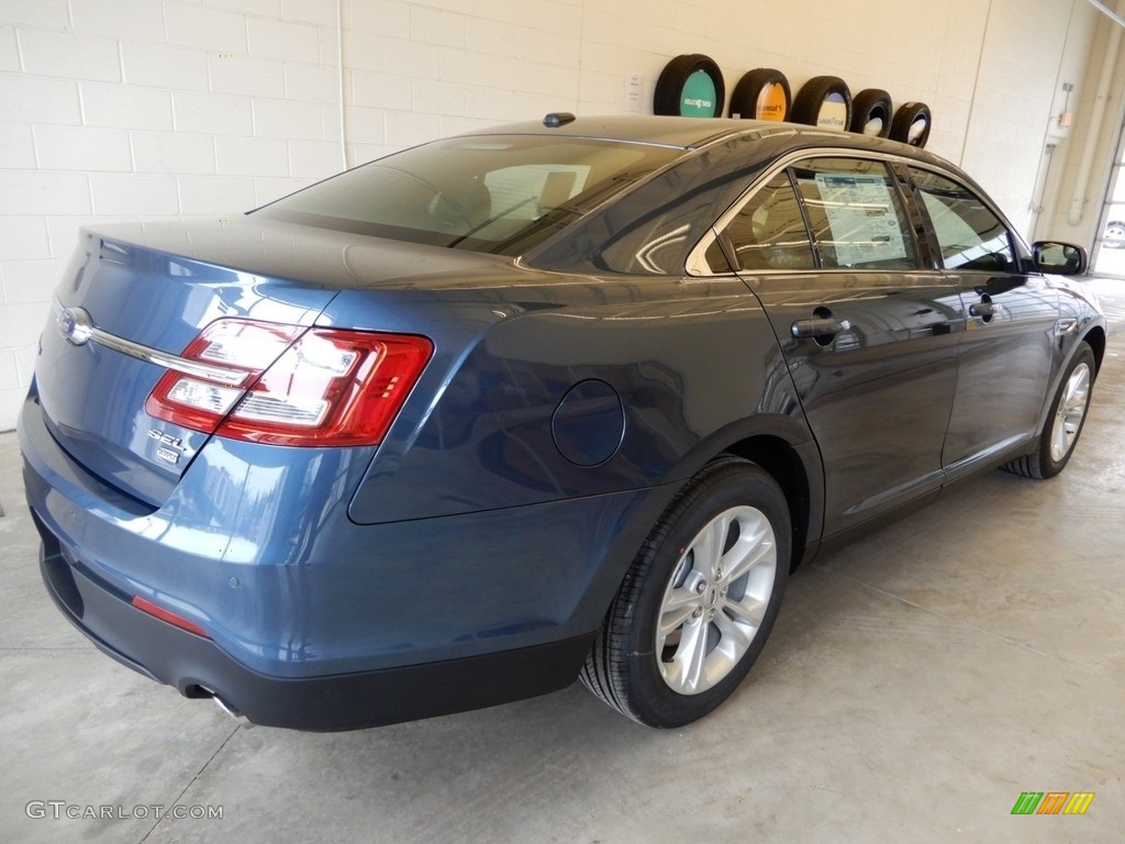2019 Taurus SEL AWD - Blue Metallic / Charcoal Black photo #2