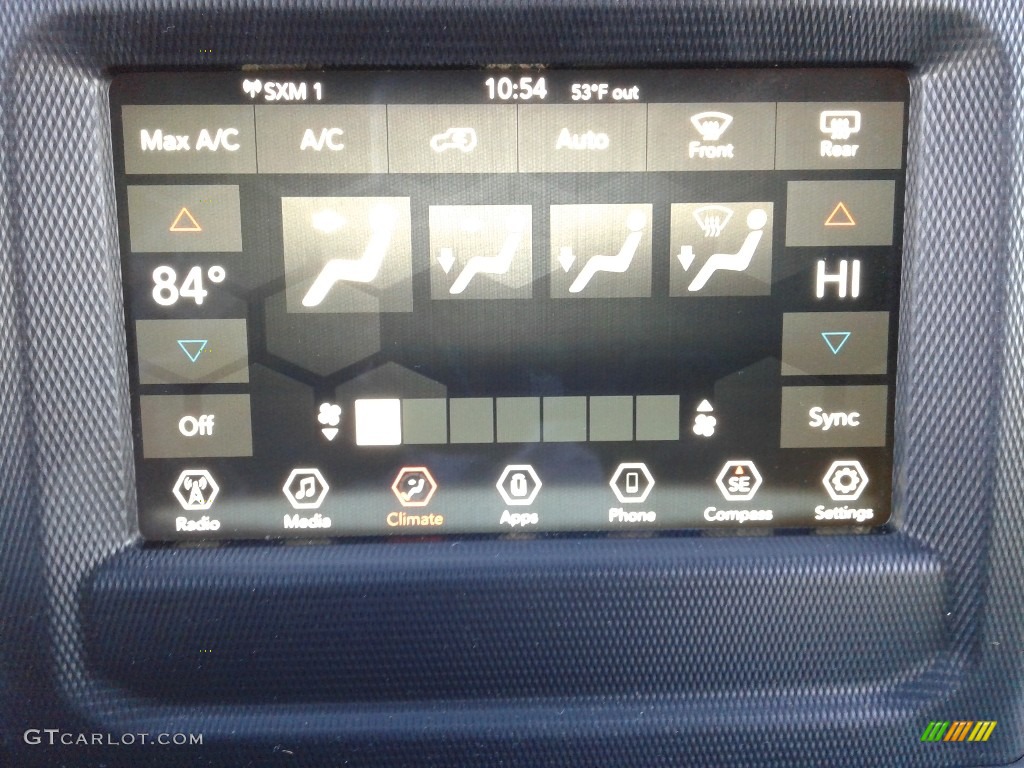 2019 Jeep Wrangler Unlimited Sahara 4x4 Controls Photo #130877985