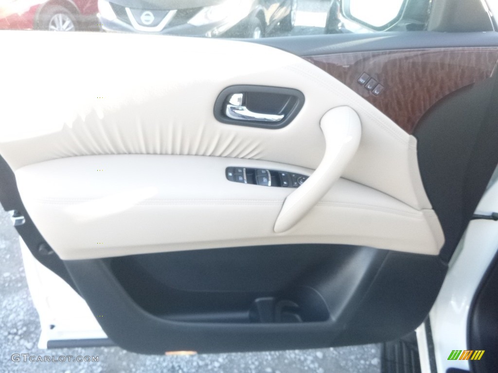 2019 Nissan Armada SL 4x4 Almond Door Panel Photo #130878408