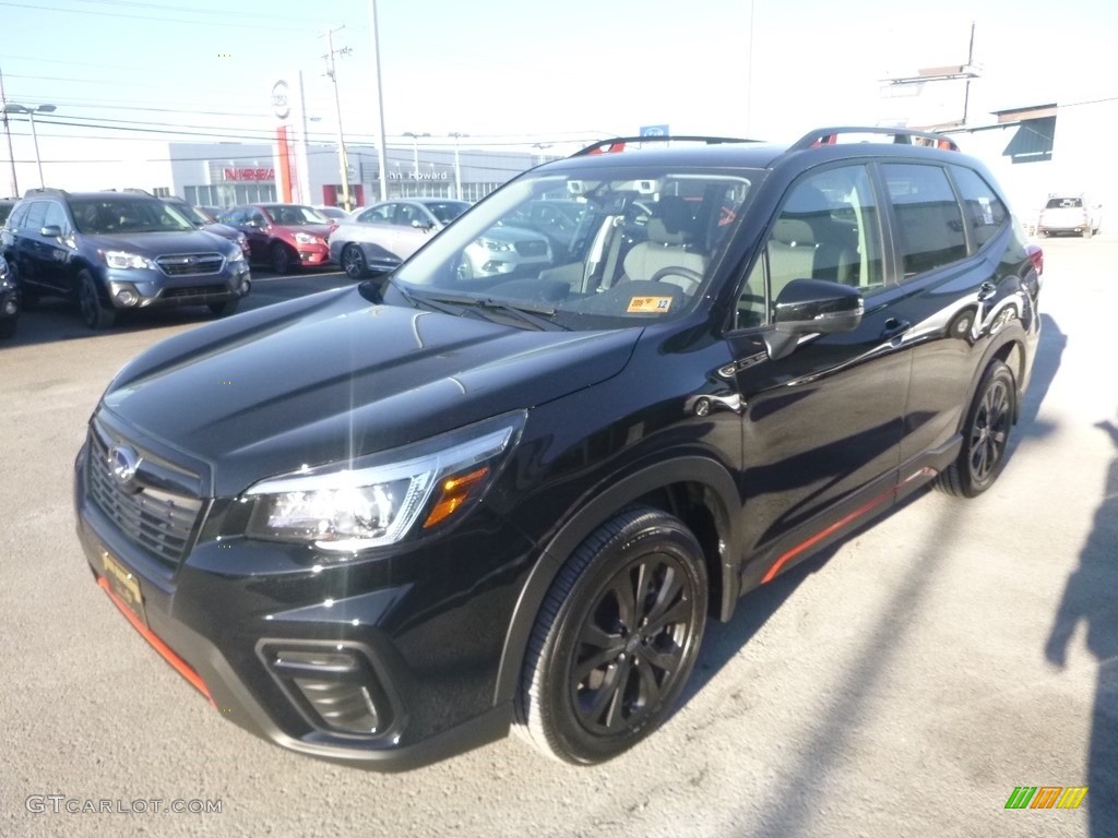 Crystal Black Silica 2019 Subaru Forester 2.5i Sport Exterior Photo #130880667