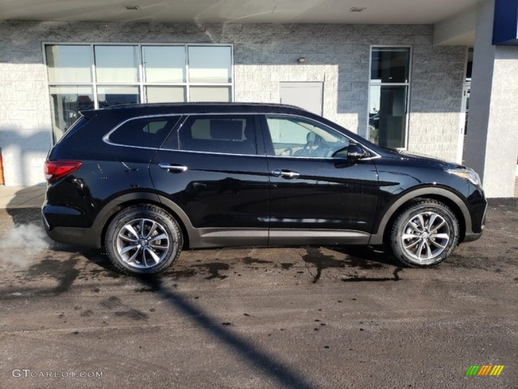 2019 Santa Fe XL SE AWD - Becketts Black / Beige photo #9