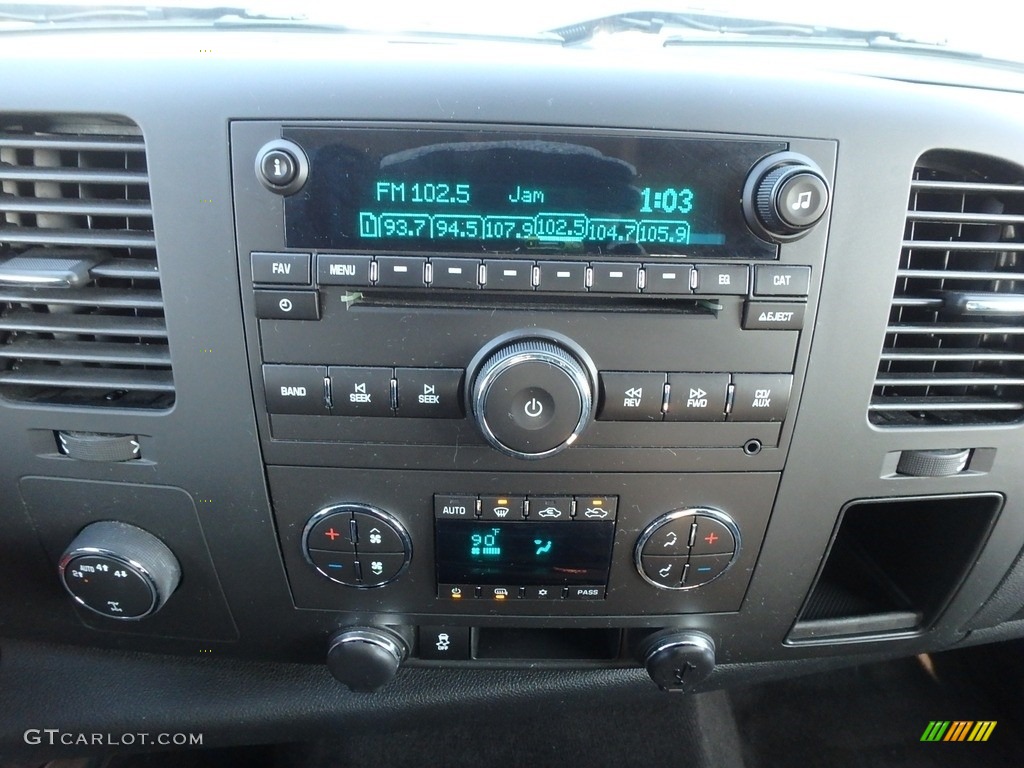 2013 Sierra 1500 SLE Extended Cab 4x4 - Deep Indigo Metallic / Ebony photo #30