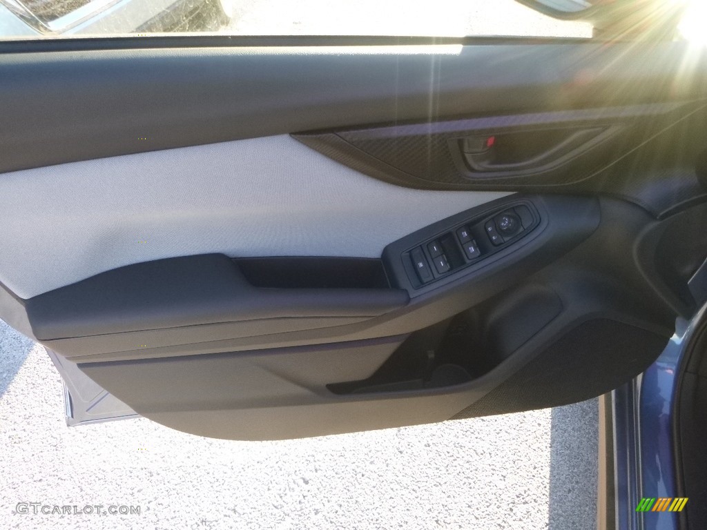 2019 Crosstrek 2.0i Premium - Quartz Blue Pearl / Gray photo #11